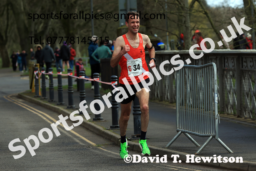 Senior Mens 12 Stage Road Relay, 2026 Northern Mens 12 and Womens 6 Stage Road Relays and Young Athletes 5k, Sheepmount Stadium, Carlisle. Photo: David T. Hewitson/Sports for All Pics